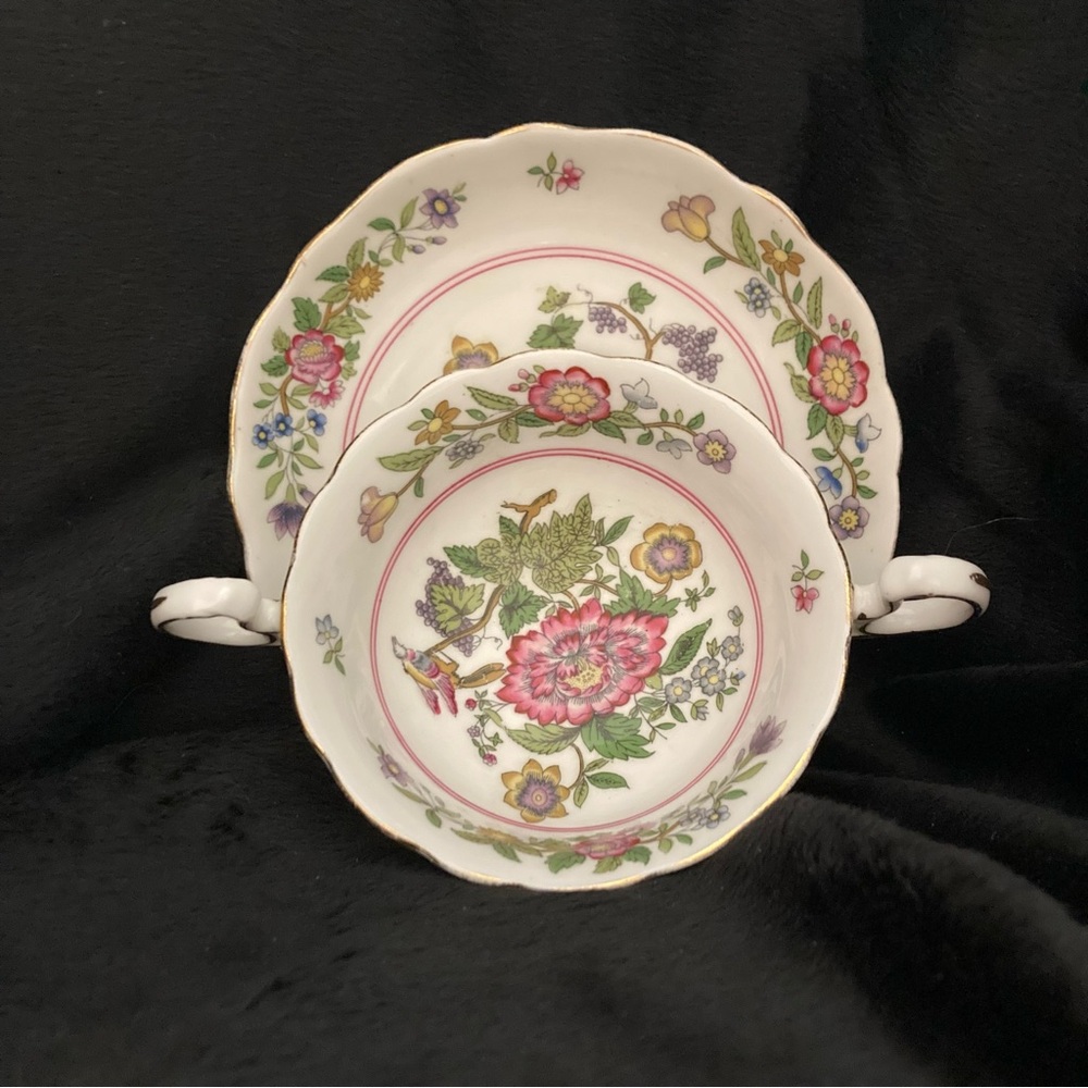 Ansley Tea Cup and Saucer. Vintage